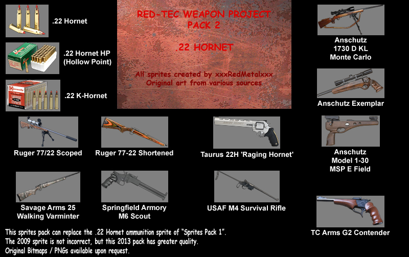 Red-Tec Weapon Project Pack 2 - .22 Hornet